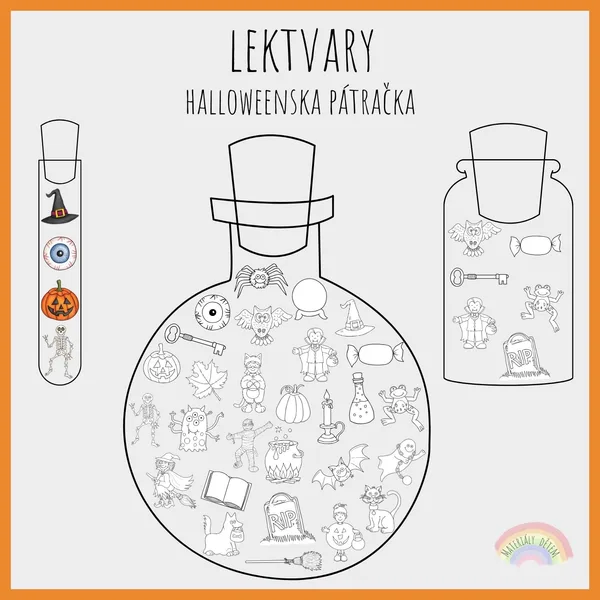 Lektvary, halloweenska pátračka