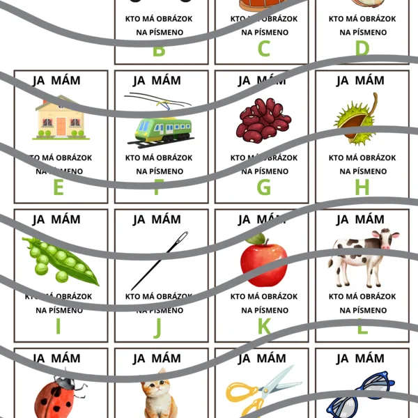 Ja mám - abeceda