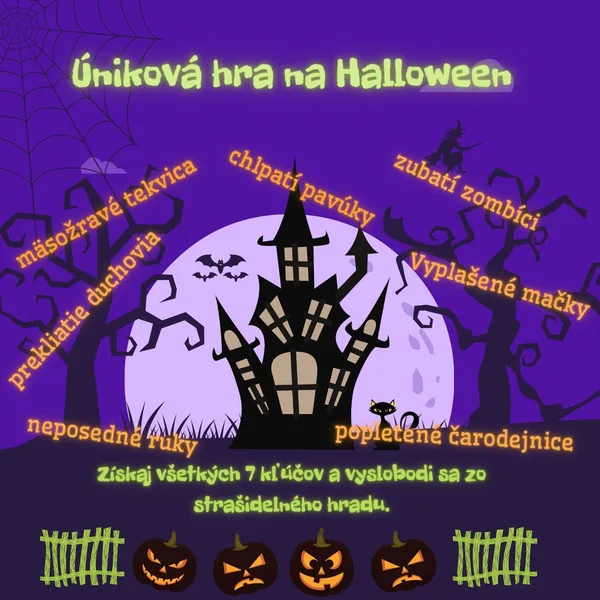 Úniková hra na Halloween