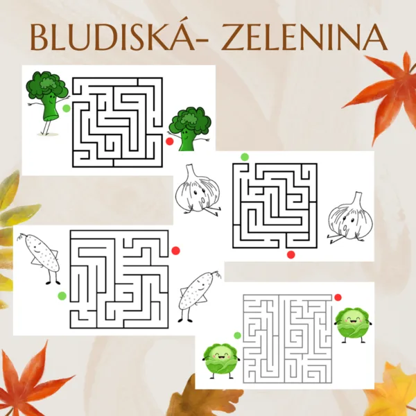 bludiská zelenina
