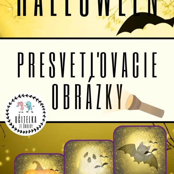 HALLOWEEN - presvetľovacie obrázky