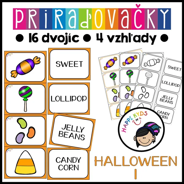 Priraďovačky - HALLOWEEN