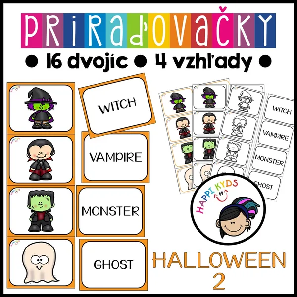 Priraďovačky - HALLOWEEN 2