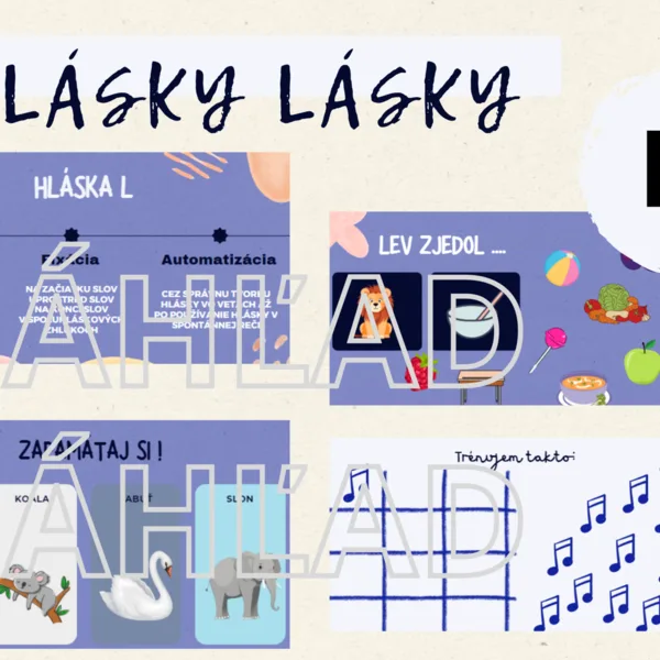 Hlásky Lásky - nácvik hlásky L