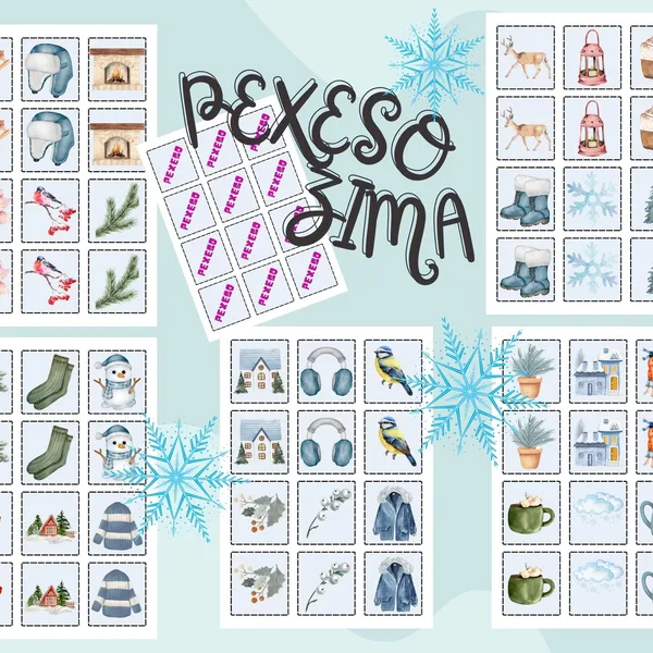 Pexeso Zima