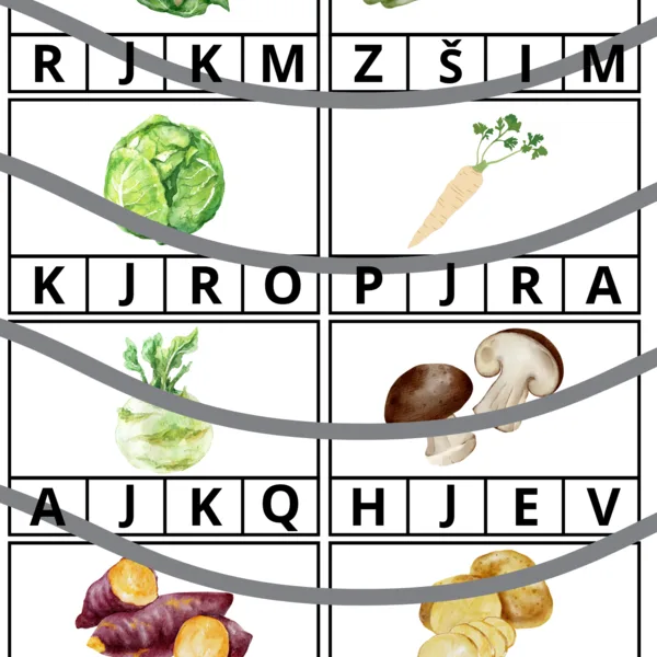 Štipcovačka - ovocie, zelenina