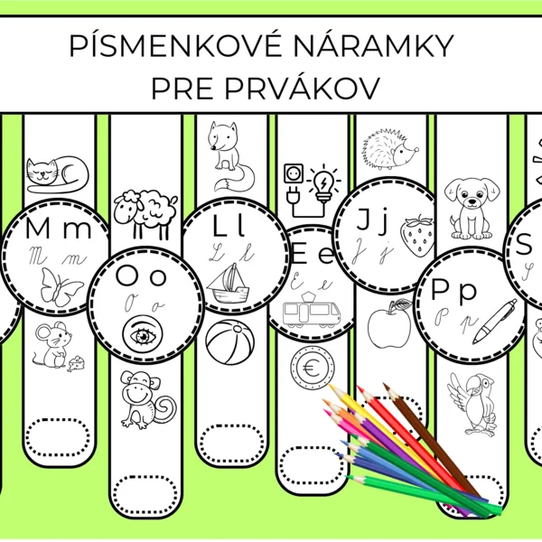 PÍSMENKOVÉ NÁRAMKY PRE PRVÁKOV