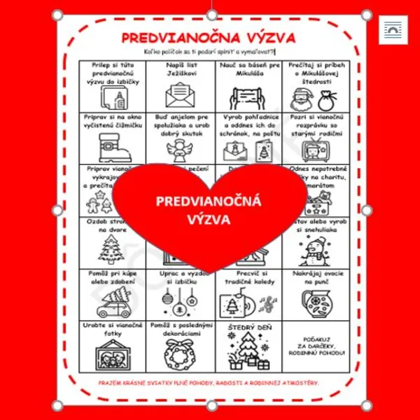 Predvianočná výzva
