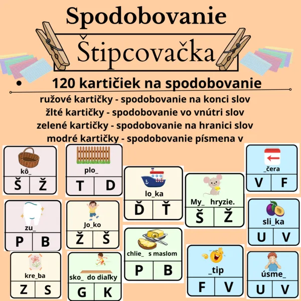 Spodobovanie - štipcovanie
