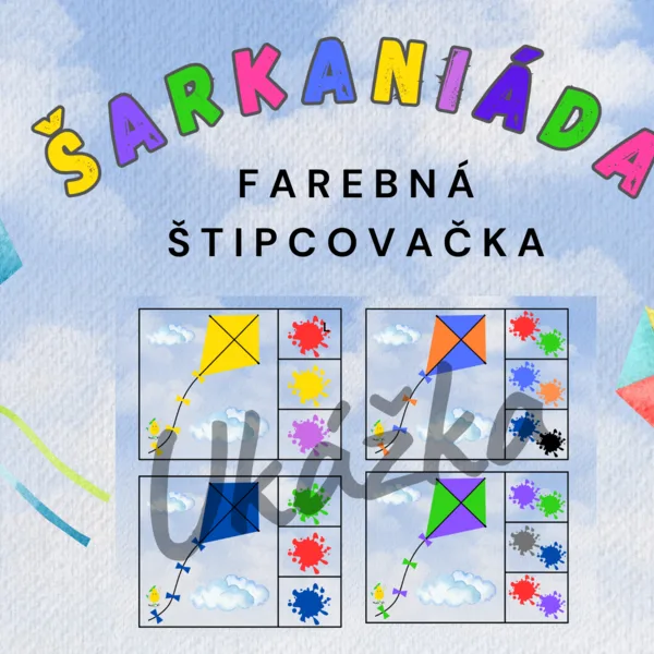 Šarkaniáda - farebná štipcovačka