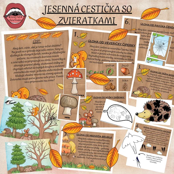 JESENNÁ CESTIČKA SO ZVIERATKAMI 