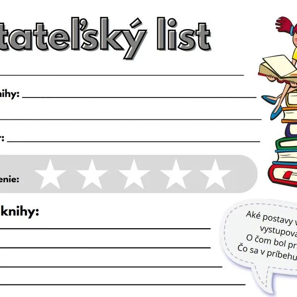 Čitateľský list