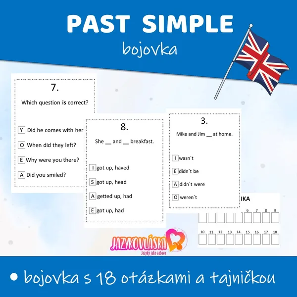 Past simple bojovka