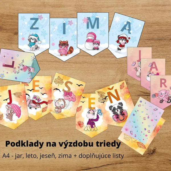 Výzdoba triedy - ročné obdobia