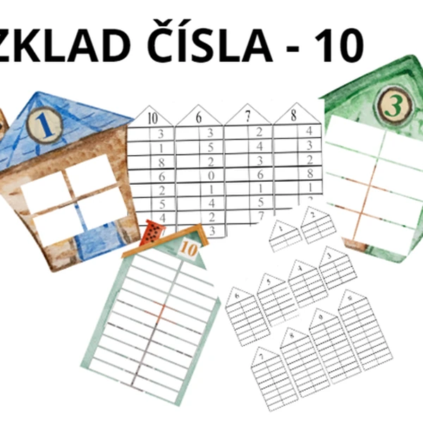 Rozklad čísla/sčítacie domčeky
