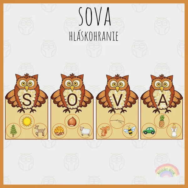 Sova, hláskohranie