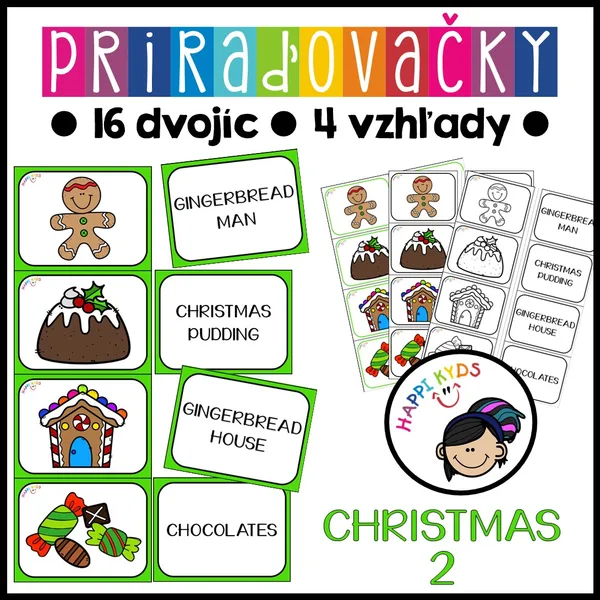 Priraďovačky - CHRISTMAS 2