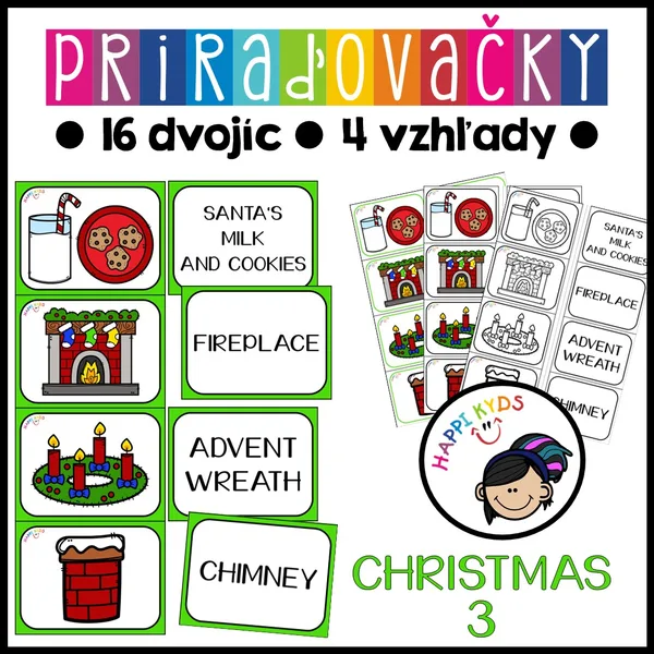 Priraďovačky - CHRISTMAS 3