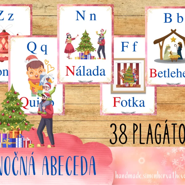 VIANOČNÁ ABECEDA, Plagáty, VIANOCE