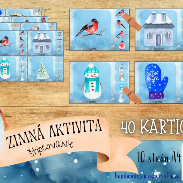 Zimná aktivita, Zimné obrázky, štipcovanie, zima