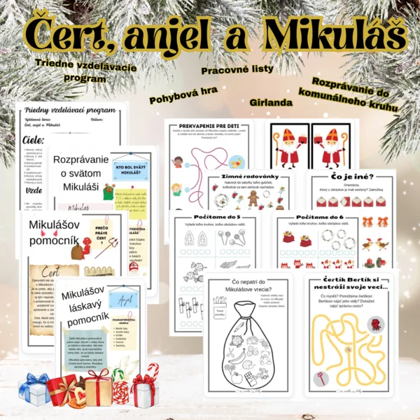 Čert, anjel a Mikuláš