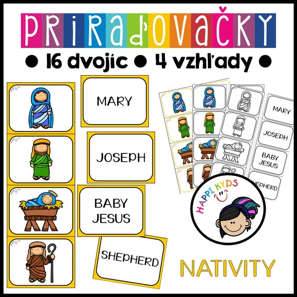 Priraďovačky - NATIVITY