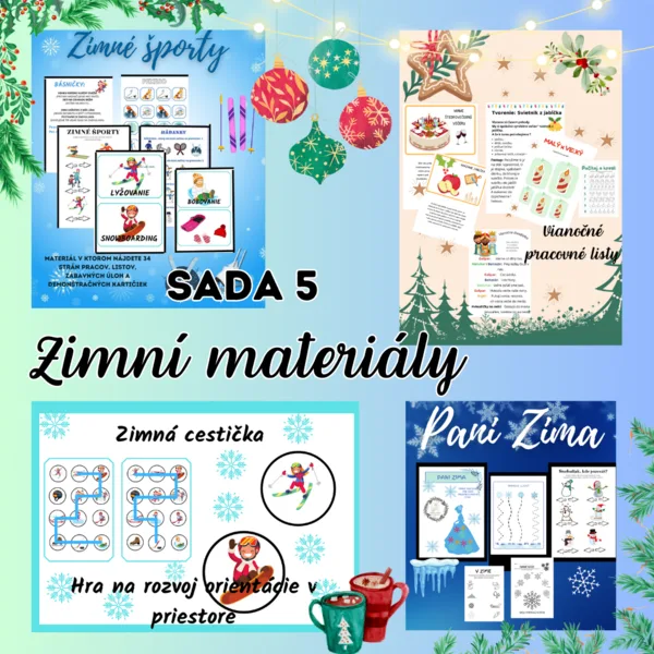 SADA 5 - zimní materiály