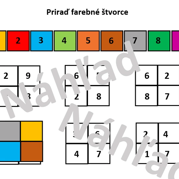Farebné štvorce