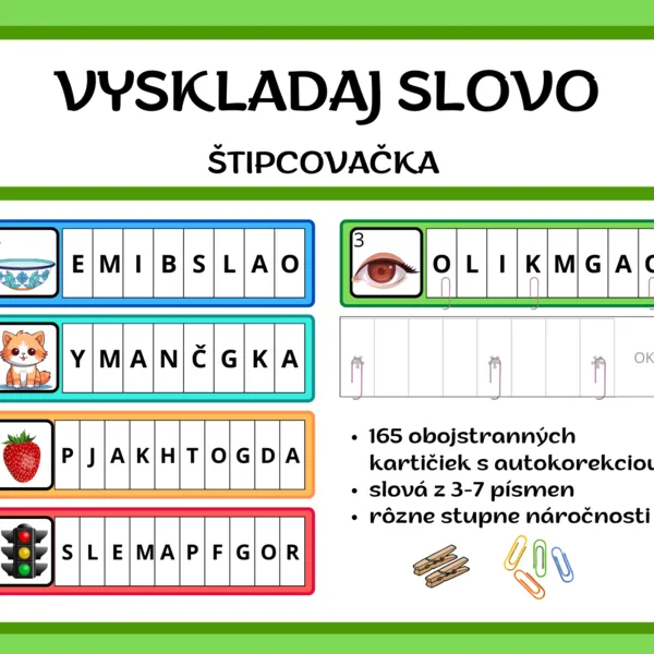 VYSKLADAJ SLOVO