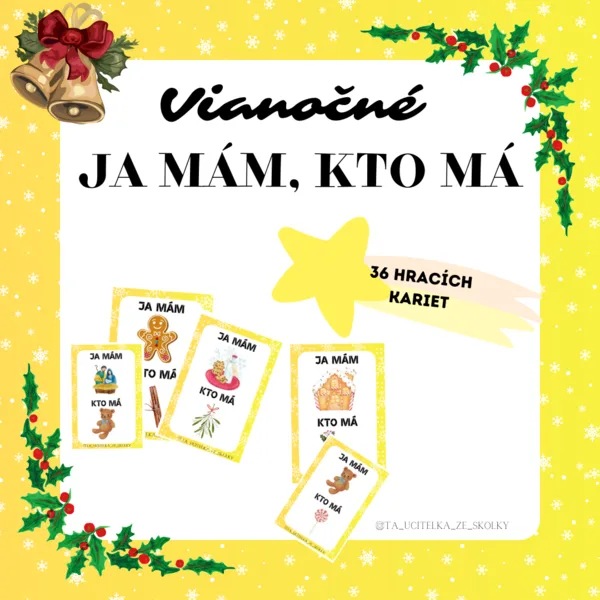 Vianočné JA MÁM, KTO MÁ