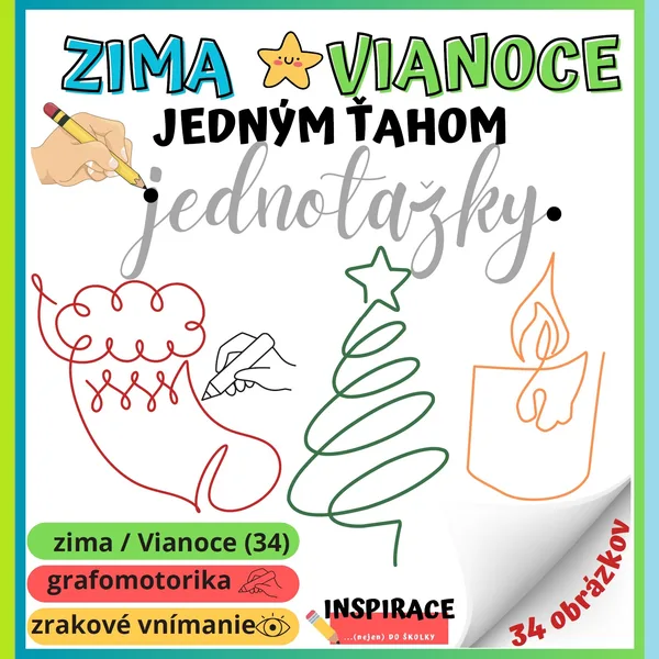  JEDNOŤAŽKY - ZIMA / VIANOCE 