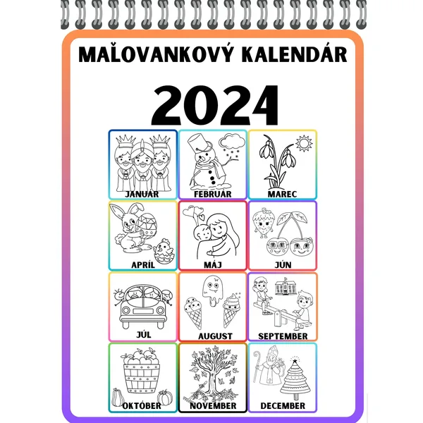 MAĽOVANKOVÝ KALENDÁR 2024