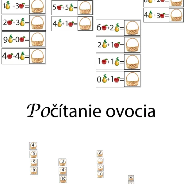 Počítanie ovocia