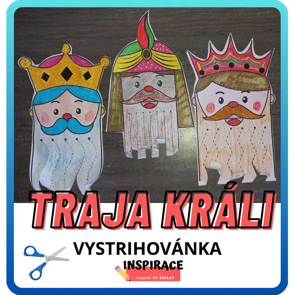 Traja králi - vystrihovanie ✂️