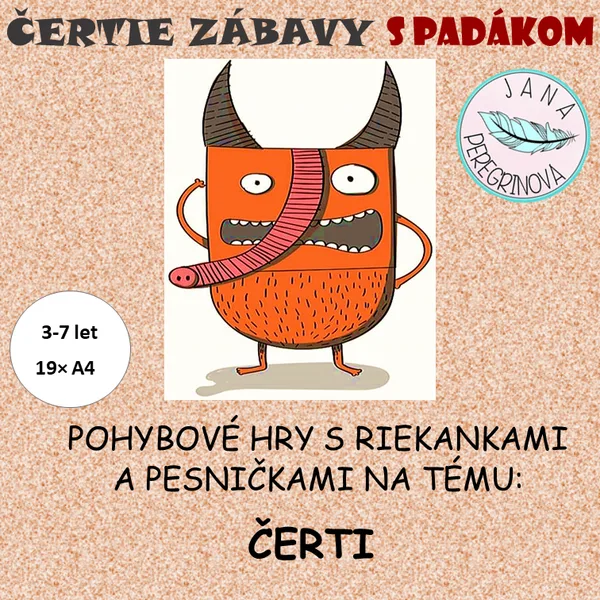 ČERTIE ZÁBAVY S PADÁKOM- POHYBOVÉ aktivity