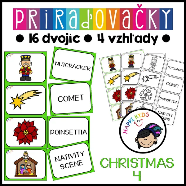 Priraďovačky - CHRISTMAS 4