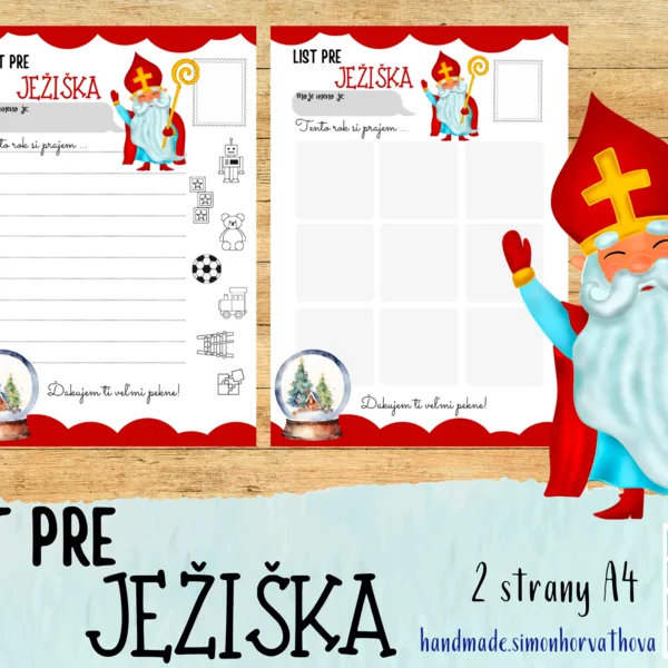 List Ježiškovi, List pre Ježiška, Vianoce, Vianočná Aktivita