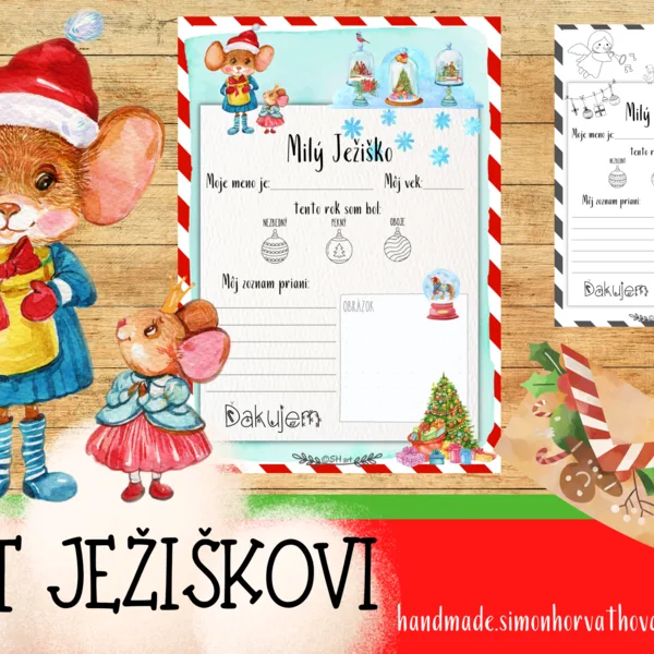 List Ježiškovi, List pre Ježiška, Vianoce, vianočná Aktivita