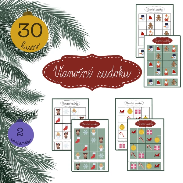 Vianočné sudoku