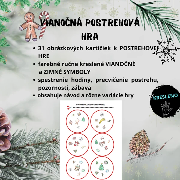Vianočná postrehová hra