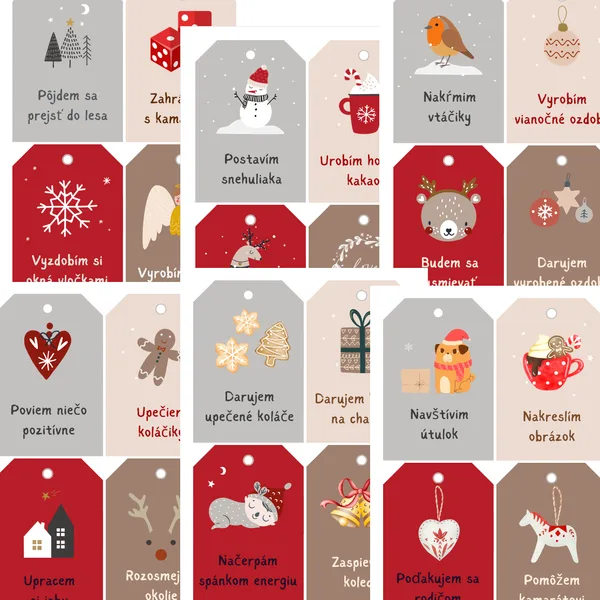 Adventný kalendár + dobré skutky