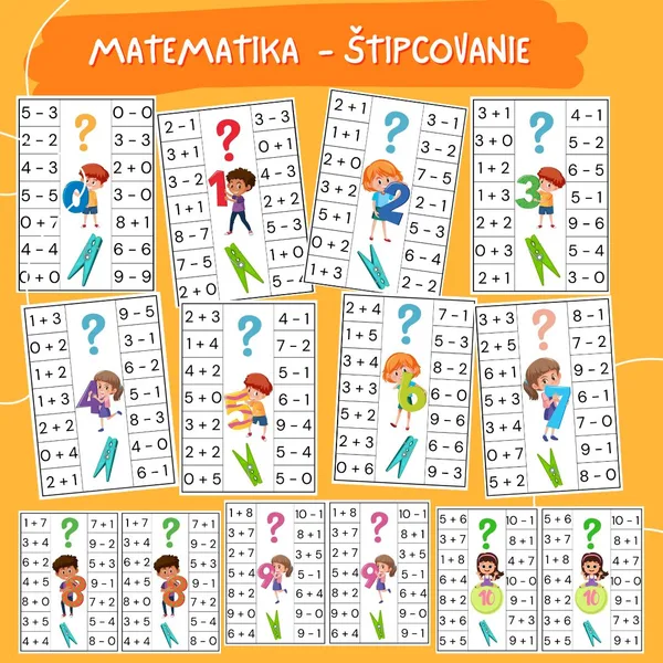 MATEMATICKÁ ŠTIPCOVAČKA pre prvákov +  plagáty