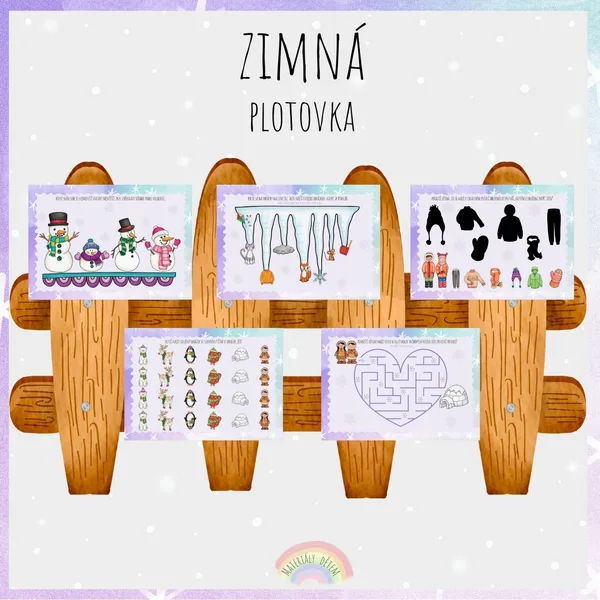 Zimná plotovka alebo brožúra
