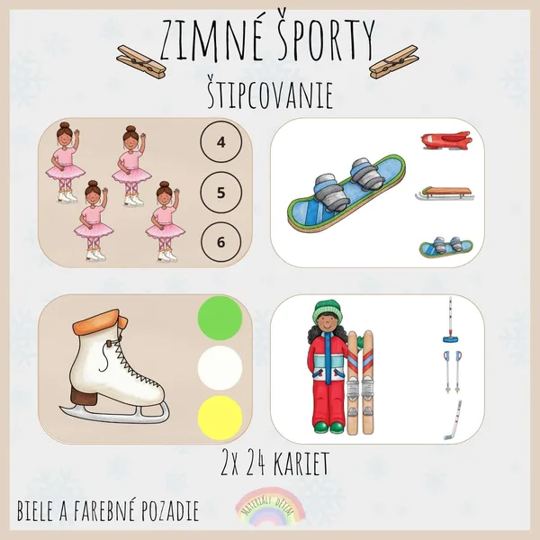 Zimné športy, štipcovanie