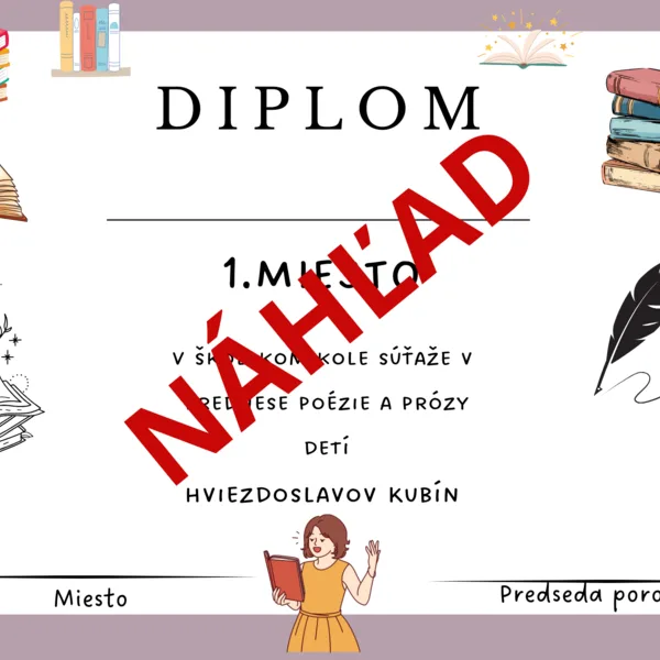 Diplomy Hviezdoslavov Kubín 
