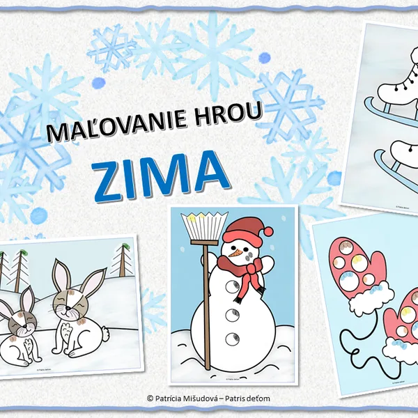 MAĽOVANIE HROU - ZIMA