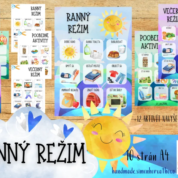 Denný režim, Režim dňa, Denná rutina, Aktivity