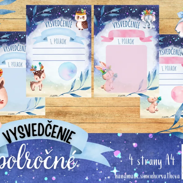 Vysvedčenie I.polrok, polročné vysvedčenie