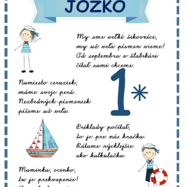 Polročné vysvedčenie pre námorníka