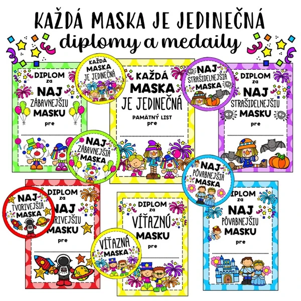 KARNEVAL - diplomy, medaily
